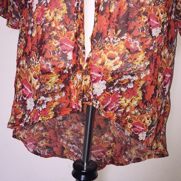 Brand New Say What Hi/Lo Kimono - Picture 2 of 5
